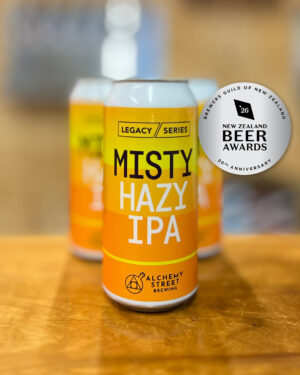Misty hazy IPA by Alchemy Street Brewing – NZBA 2026 Silver medal, Juicy/Hazy IPA