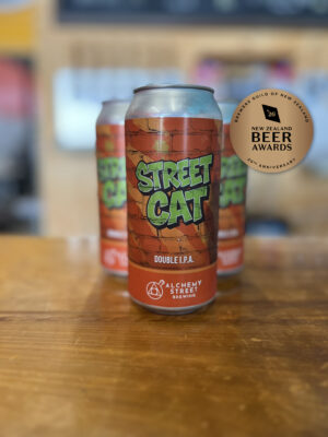 Street Cat IPA can by Alchemy Street Brewing – NZBA 2026 Bronze medal, India Pale Ale